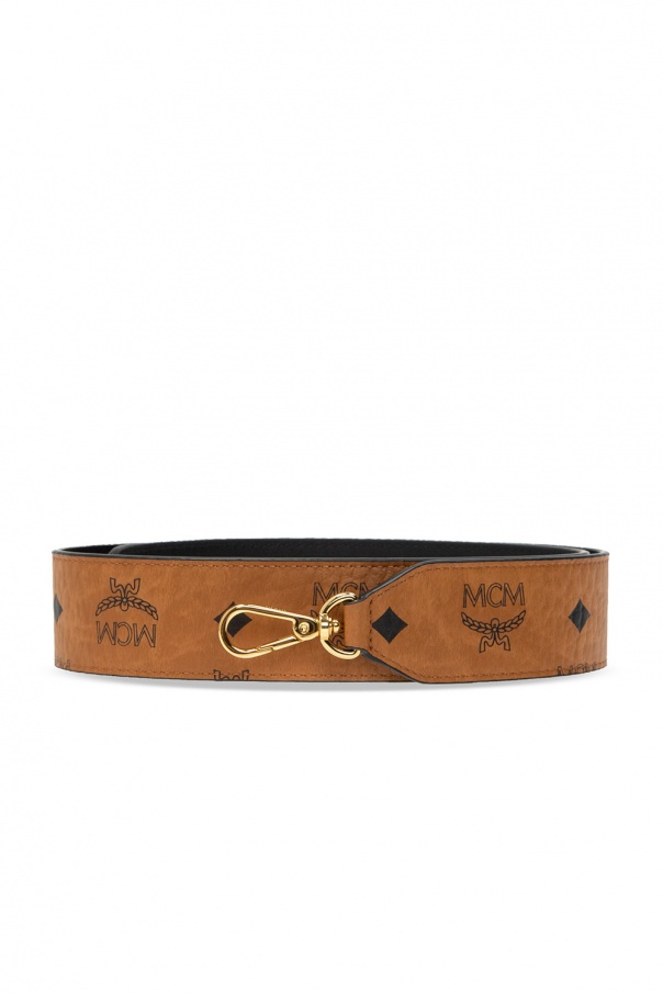 Mcm shoulder hot sale strap